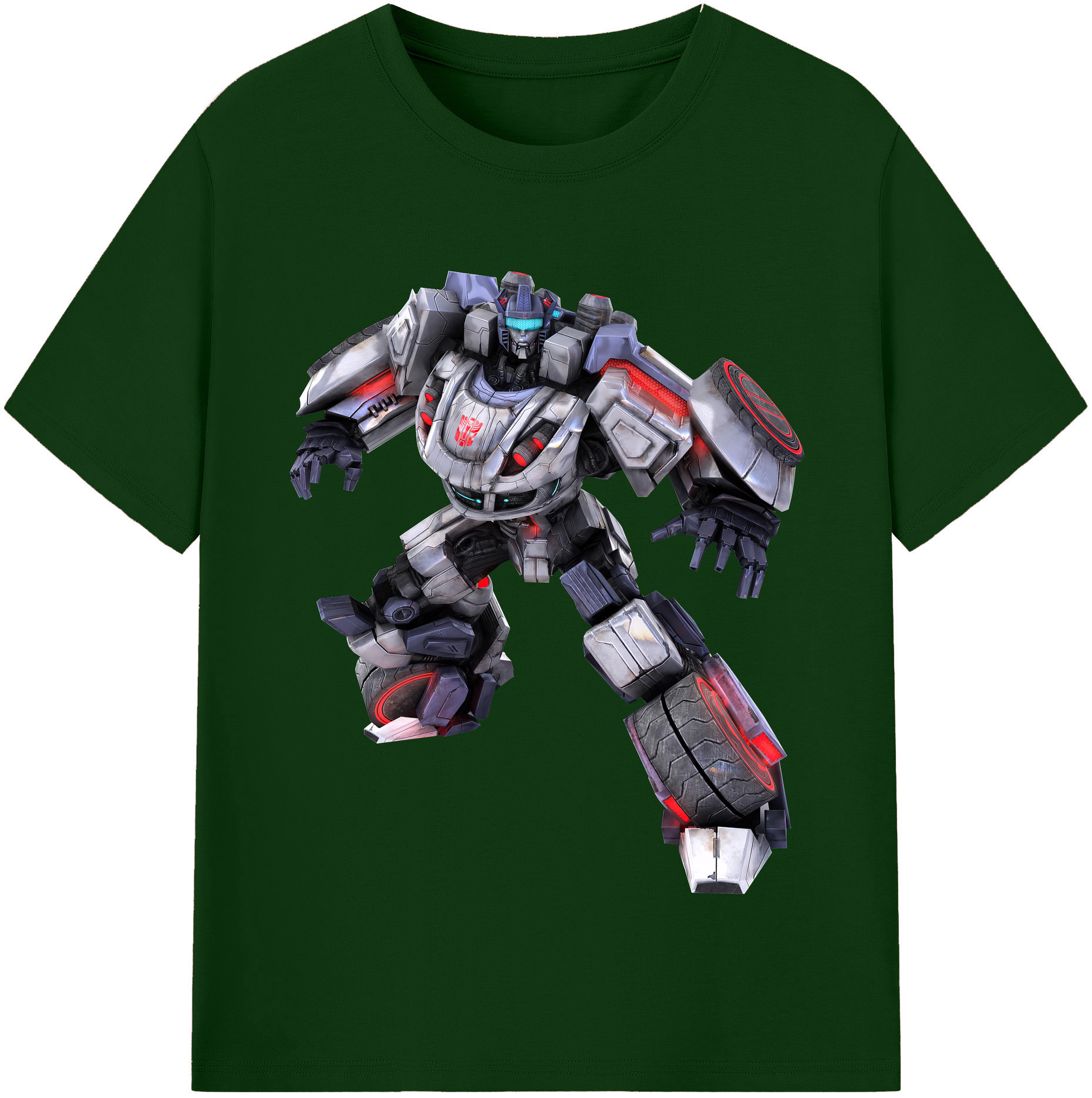 （画像用） Transformers トランスフォーマー 綿100％半袖Tシャツ（フロントプリント）